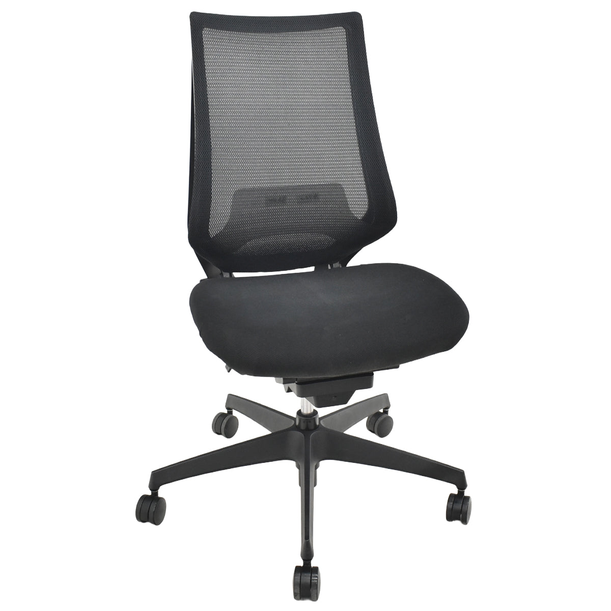 【中古】コクヨ　デュオラ　肘なし　ウレタンキャスター　ランバーサポート　2019年製　2026021602【中古オフィス家具】