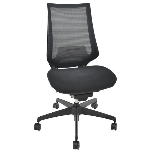 【中古】コクヨ　デュオラ　肘なし　ウレタンキャスター　ランバーサポート　2019年製　2026021602【中古オフィス家具】