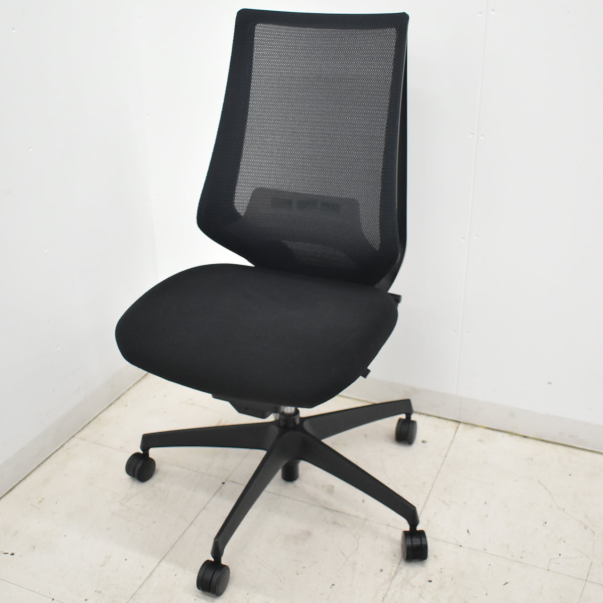 【中古】コクヨ　デュオラ　肘なし　ウレタンキャスター　ランバーサポート　2019年製　2026021603【中古オフィス家具】