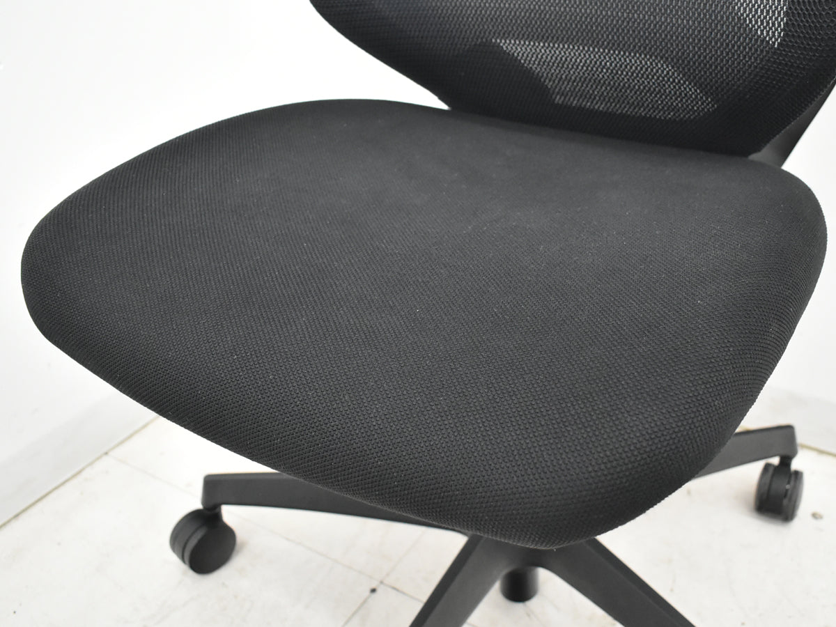 【中古】コクヨ　デュオラ　肘なし　ウレタンキャスター　ランバーサポート　2019年製　2026021603【中古オフィス家具】