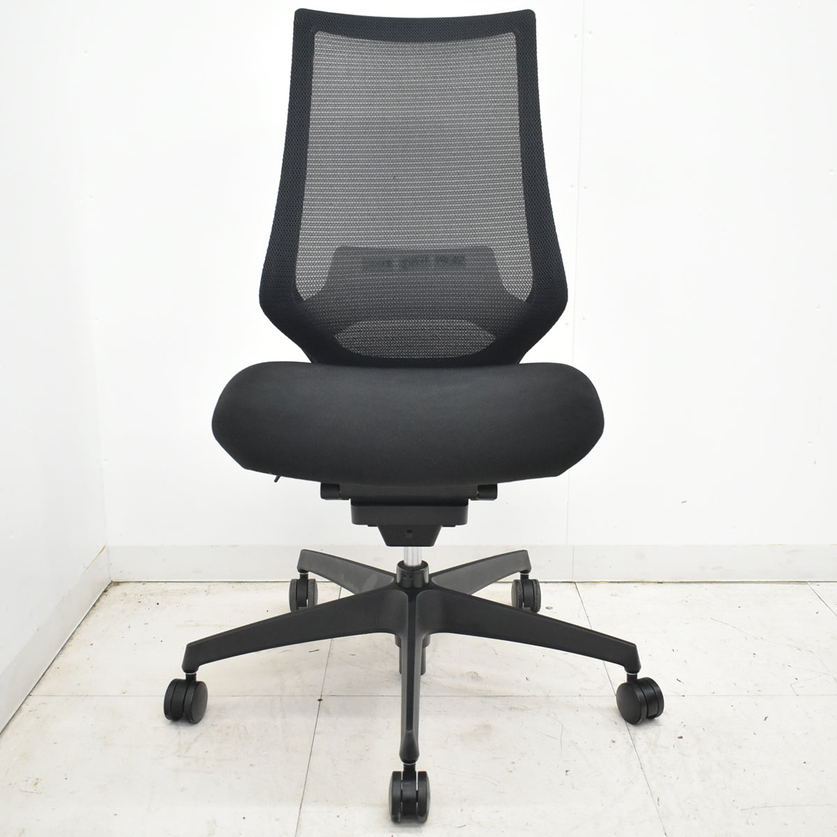 【中古】コクヨ　デュオラ　肘なし　ウレタンキャスター　ランバーサポート　2019年製　2026021603【中古オフィス家具】