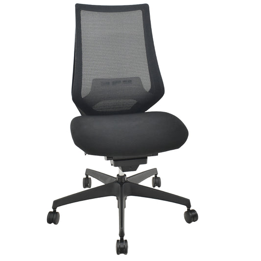 【中古】コクヨ　デュオラ　肘なし　ウレタンキャスター　ランバーサポート　2019年製　2026021603【中古オフィス家具】