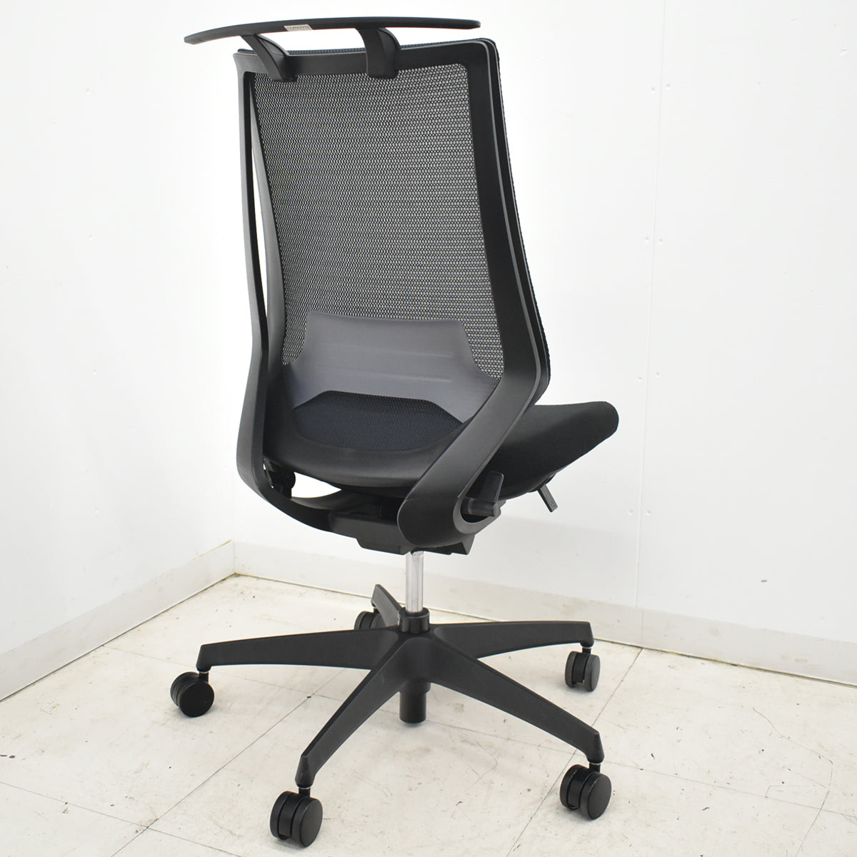 【中古】コクヨ　デュオラ　肘なし　ウレタンキャスター　ランバーサポート　ハンガー　2019年製　2026021604【中古オフィス家具】