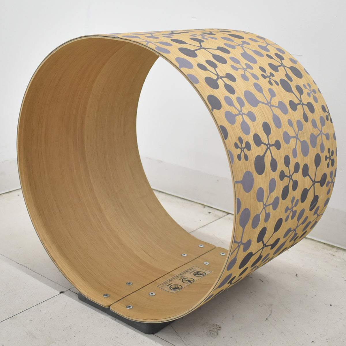 【中古】コクヨ　コルネ　木製スツール　ボタニカル　幅428　2026021705【中古オフィス家具】