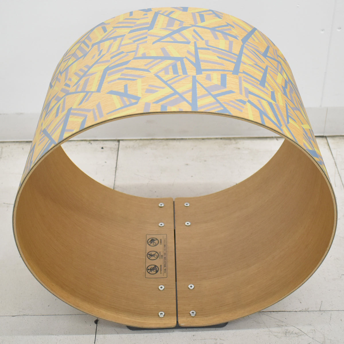 【中古】コクヨ　コルネ　木製スツール　クリスタル　幅428　2026021707【中古オフィス家具】