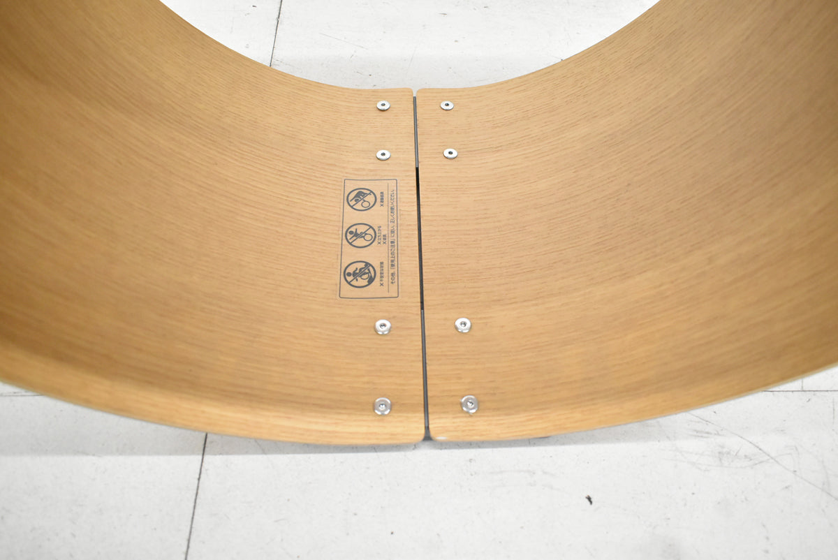 【中古】コクヨ　コルネ　木製スツール　クリスタル　幅428　2026021707【中古オフィス家具】