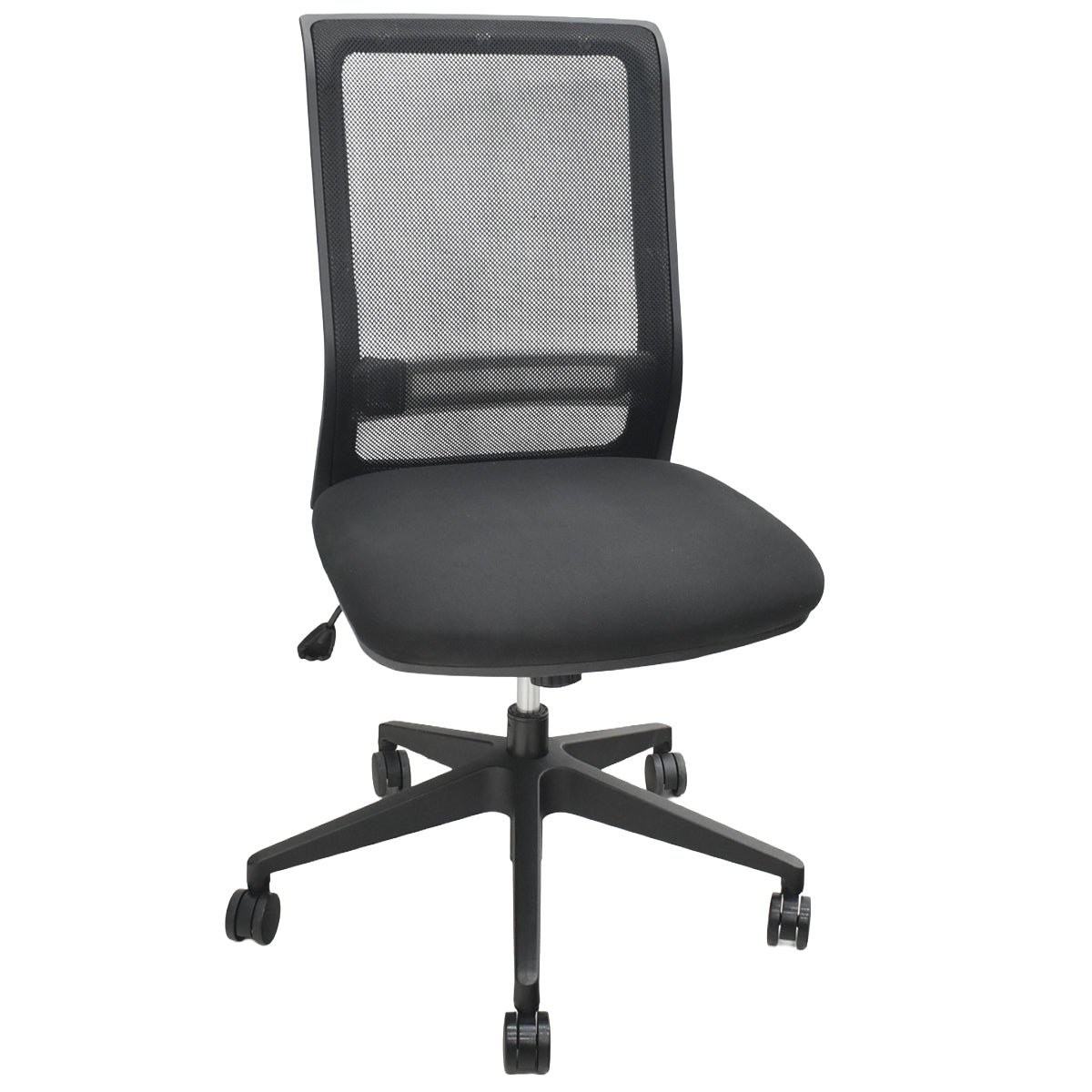 【中古】コクヨ　エントリーチェア　肘なし　ランバーサポート　ブラック　2026022402【中古オフィス家具】