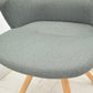 【中古】オカムラ　ライブス　ワークチェア　ロータイプ　木脚　回転タイプ　2020年製　幅613　ダークグリーン　2026030403【中古オフィス家具】