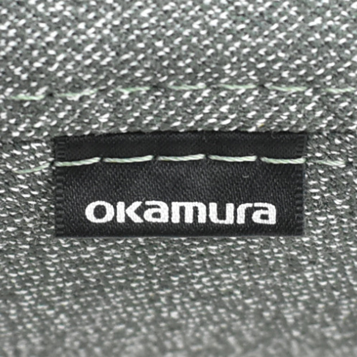 【中古】オカムラ　ライブス　ワークチェア　ロータイプ　木脚　回転タイプ　2020年製　幅613　ダークグリーン　2026030403【中古オフィス家具】