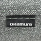 【中古】オカムラ　ライブス　ワークチェア　ロータイプ　木脚　回転タイプ　2020年製　幅613　ダークグリーン　2026030403【中古オフィス家具】