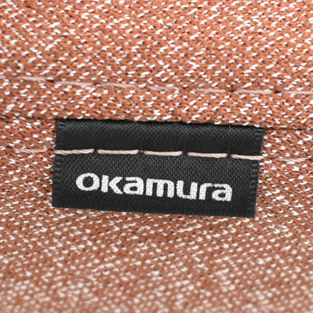 【中古】 オカムラ　ライブス　ワークチェアシリーズ　ハイバック　ポリッシュ　テラコッタ　2026030405【中古オフィス家具】