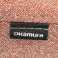 【中古】 オカムラ　ライブス　ワークチェアシリーズ　ハイバック　ポリッシュ　テラコッタ　2026030405【中古オフィス家具】
