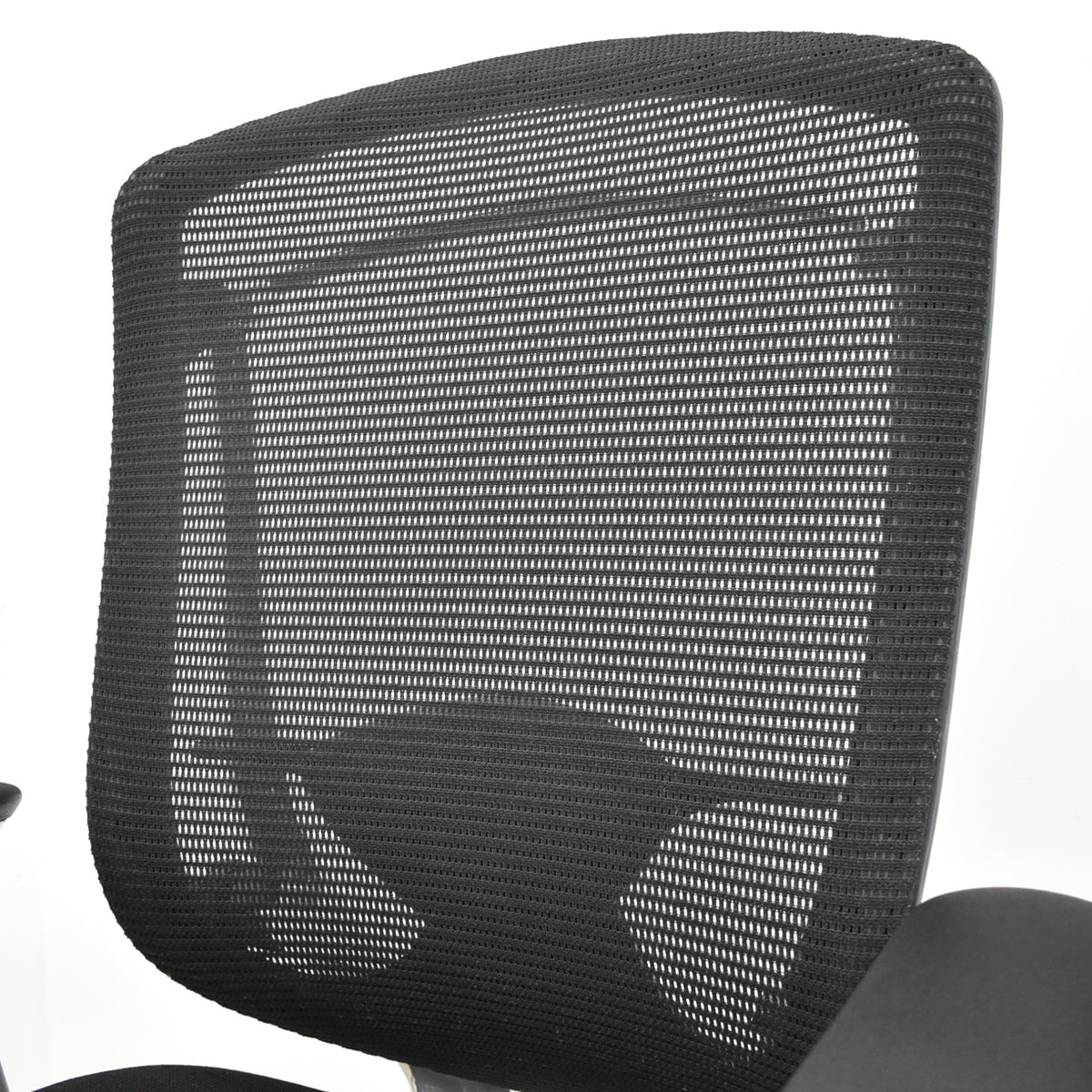 【中古】オカムラ　コンテッサ　可動肘　ランバーサポート　ポリッシュ　ブラック　2026030407【中古オフィス家具】