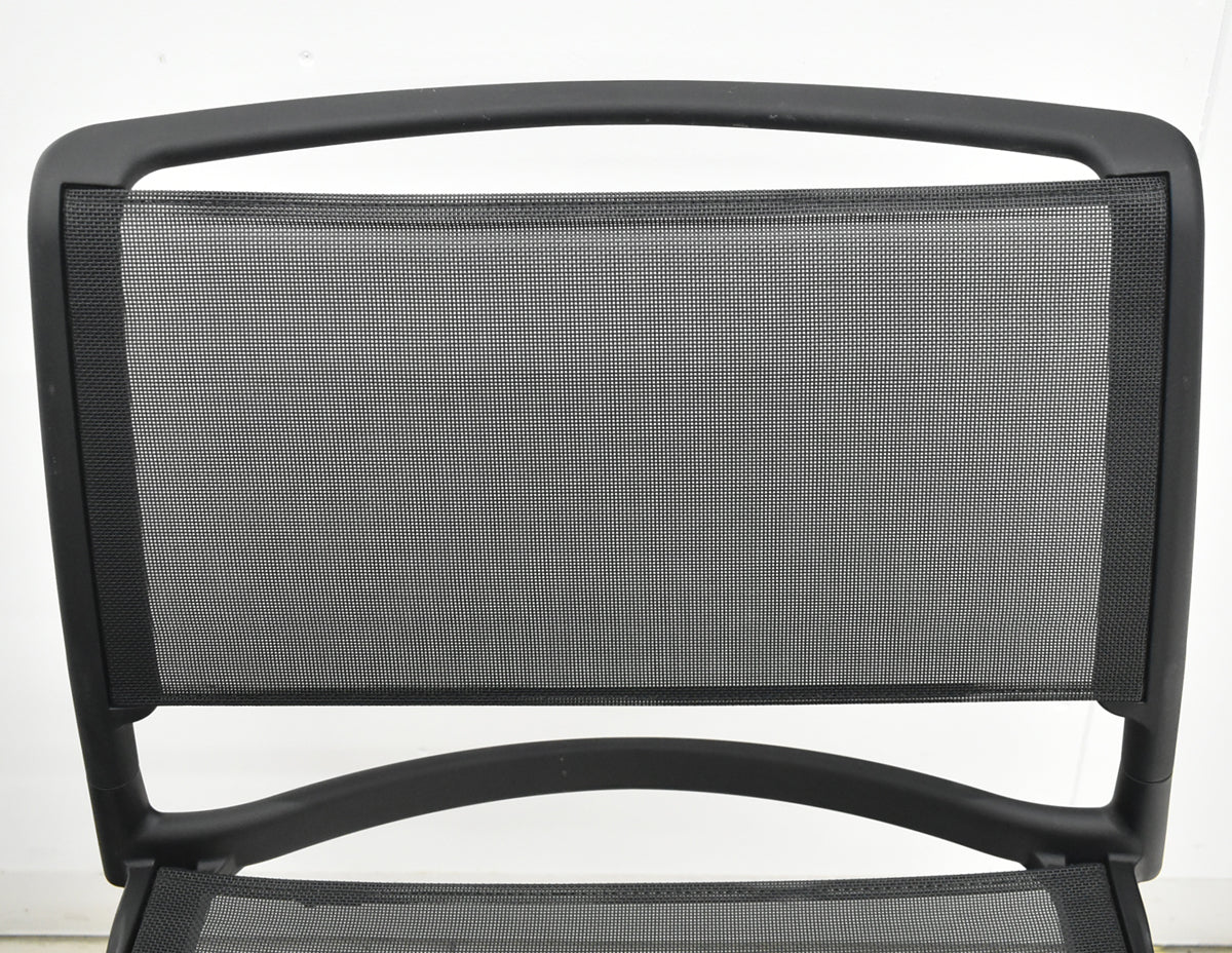 【中古】ウィルクハーン　230 range Aline　ミーティングチェア　ブラック　2026030501【中古オフィス家具】