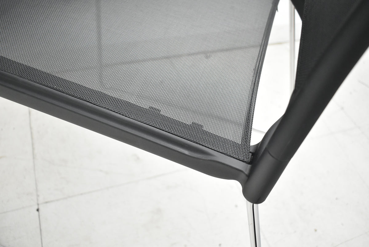 【中古】ウィルクハーン　230 range Aline　ミーティングチェア　ブラック　2026030501【中古オフィス家具】