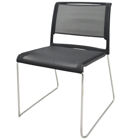 【中古】ウィルクハーン　230 range Aline　ミーティングチェア　ブラック　2026030501【中古オフィス家具】