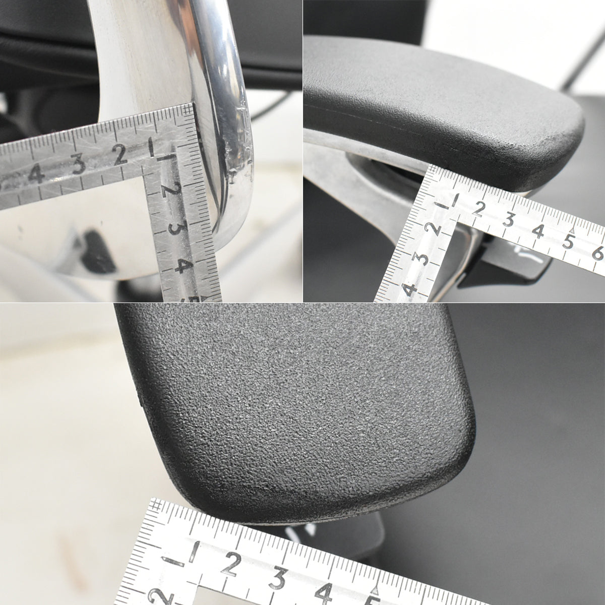 【中古】オカムラ　デューク　固定肘　革張り　ポリッシュ　ランバーサポート　ブラック　2026030504【中古オフィス家具】