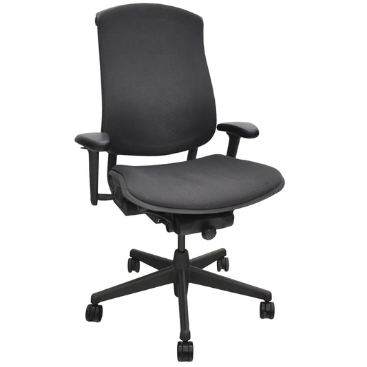 【中古】ハーマンミラー　セラチェア　可動肘　前傾機能　リクライニング範囲調整　ランバーサポート　ダークグレー　2026031002【中古オフィス家具】