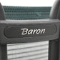【中古】オカムラ　バロン　ローバック　ポリッシュ脚　肘なし　ハンガー　ダークグリーン　2026031101【中古オフィス家具】