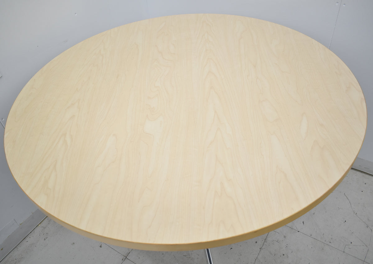 【中古】ハーマンミラー　セグメンテッドベーステーブル　円形　直径1000　2026031103【中古オフィス家具】