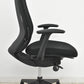 【中古】オカムラ　シルフィー　ハイバック　固定肘　バックカーブアジャスト　前傾機能　ブラック　2026031106【中古オフィス家具】