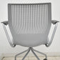 【中古】Knoll　マルチジェネレーション　固定肘　キャスター付　グレー　2026031401【中古オフィス家具】