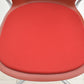 【中古】Knoll　マルチジェネレーション　固定肘　キャスター付　レッド　2026031402【中古オフィス家具】