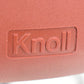 【中古】Knoll　マルチジェネレーション　固定肘　キャスター付　レッド　2026031402【中古オフィス家具】