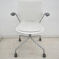 【中古】Knoll　マルチジェネレーション　固定肘　キャスター付　オフホワイト　2026031403【中古オフィス家具】