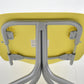 【中古】Knoll　マルチジェネレーション　固定肘　キャスター付　イエロー　2026031404【中古オフィス家具】