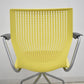 【中古】Knoll　マルチジェネレーション　固定肘　キャスター付　イエロー　2026031404【中古オフィス家具】