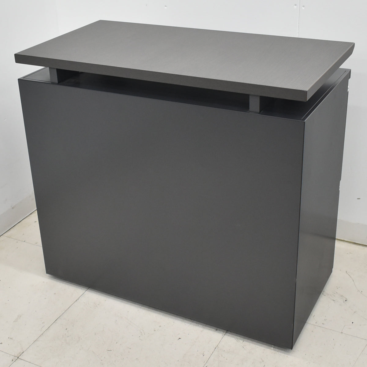 【中古】コクヨ　SAIBI　２段キャビネット　デスクサイド　天板付　幅800　2026031406【中古オフィス家具】