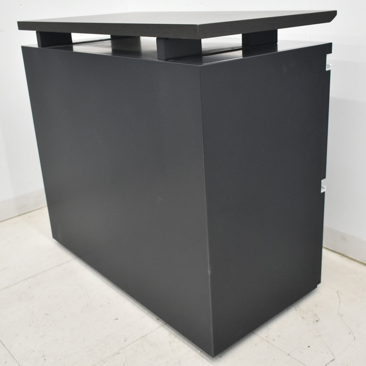 【中古】コクヨ　SAIBI　２段キャビネット　デスクサイド　天板付　幅800　2026031406【中古オフィス家具】