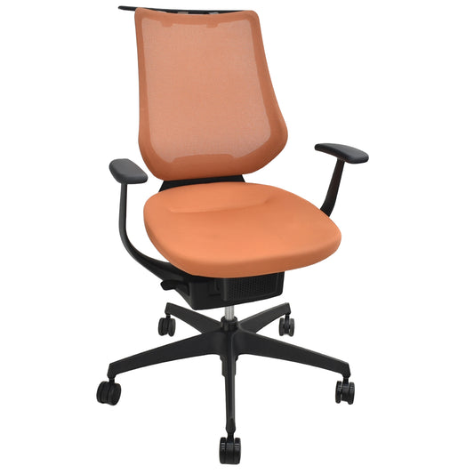 【中古】コクヨ　イング　可動肘　バーチカルタイプ　ハンガー　2020年製　ソフトテラコッタ　2026031602【中古オフィス家具】