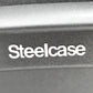 【中古】スチールケース　リープＶ２　APモデル　可動肘　ランバーサポート　肘パッド新型　ブラック　2026032302【中古オフィス家具】