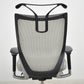 【中古】[難有]オカムラ　バロン　ローバック　可動肘　ポリッシュ　ハンガー　グレー　2026032306【中古オフィス家具】