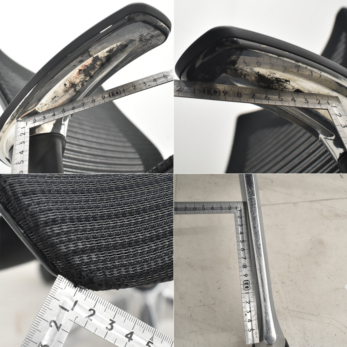 【中古】オカムラ　バロン　ローバック　可動肘　ポリッシュ　肘パッド新品交換済　ブラック　2026032403【中古オフィス家具】