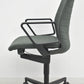 【中古】コクヨ　ファブレ　固定サークル肘　ストライプクッションタイプ　ダークグリーン　2026032801【中古オフィス家具】