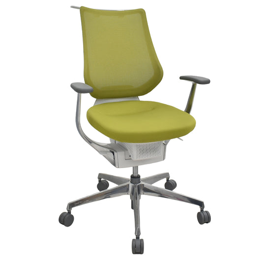 【中古】コクヨ　イング　固定肘　バーチカルタイプ　ハンガー　2022年製　ポリッシュ　ライトグリーン　2026033001【中古オフィス家具】