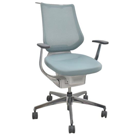 【中古】コクヨ　イング　固定肘　バーチカルタイプ　ハンガー　2024年製　ポリッシュ　アッシュターコイズ　2026033002【中古オフィス家具】