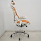 【中古】エルゴヒューマン　フィット　FIT　可動肘　ヘッドレスト　ポリッシュ　オレンジ　2026033004【中古オフィス家具】