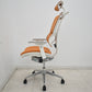 【中古】エルゴヒューマン　フィット　FIT　可動肘　ヘッドレスト　ポリッシュ　オレンジ　2026033005【中古オフィス家具】