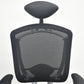 【中古】オカムラ　コンテッサ　ヘッドレスト　可動肘（肘パッド新品）ランバーサポート　ポリッシュ　ブラック　2026033105【中古オフィス家具】