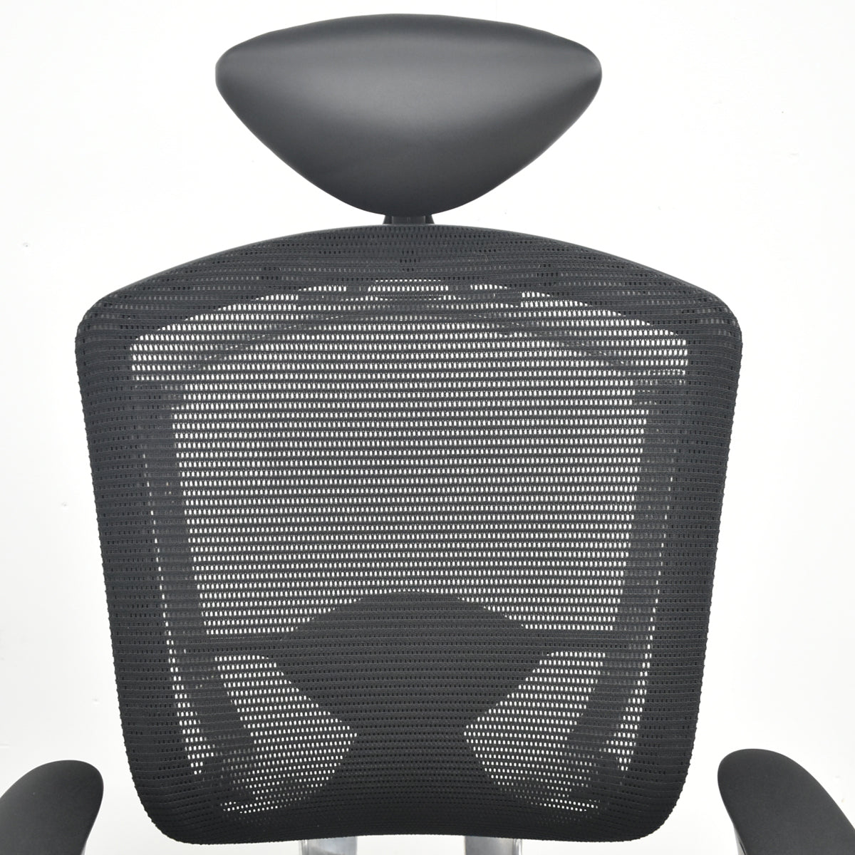 【中古】[難有]オカムラ　コンテッサ　ヘッドレスト　可動肘　ランバーサポート　ブラック　2026040101【中古オフィス家具】
