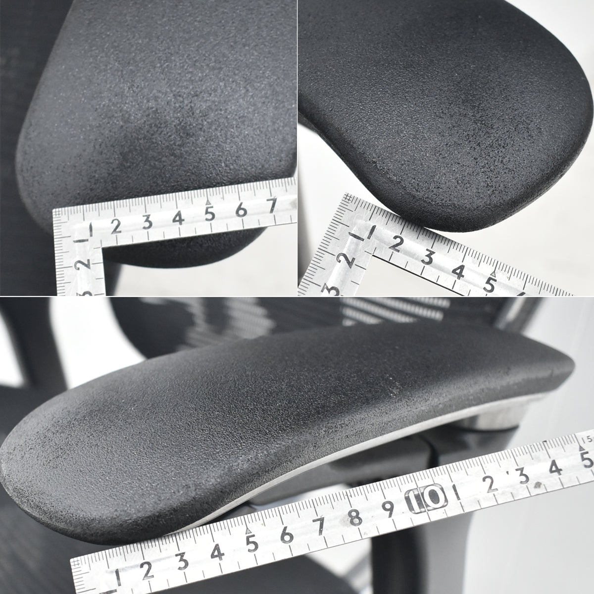 【中古】[難有]オカムラ　コンテッサ　ヘッドレスト　可動肘　ランバーサポート　ブラック　2026040101【中古オフィス家具】
