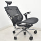 【中古】[難有]オカムラ　コンテッサ　ヘッドレスト　可動肘　ランバーサポート　ブラック　2026040101【中古オフィス家具】