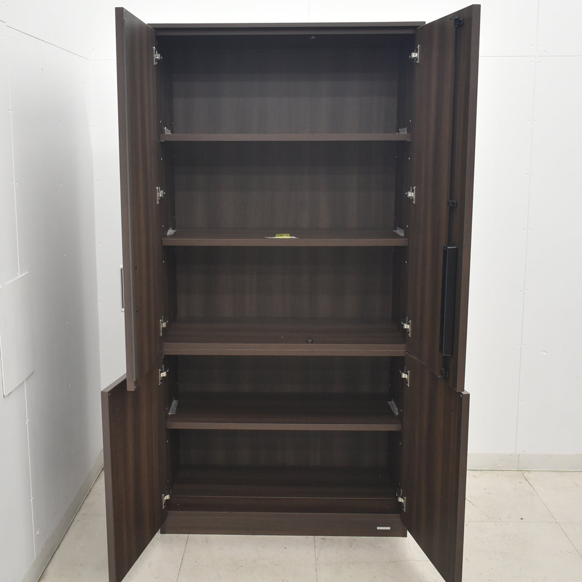 【中古】オカムラ　グレースライン　両開き書庫上下セット　2023年製　全高1800　2026040106【中古オフィス家具】