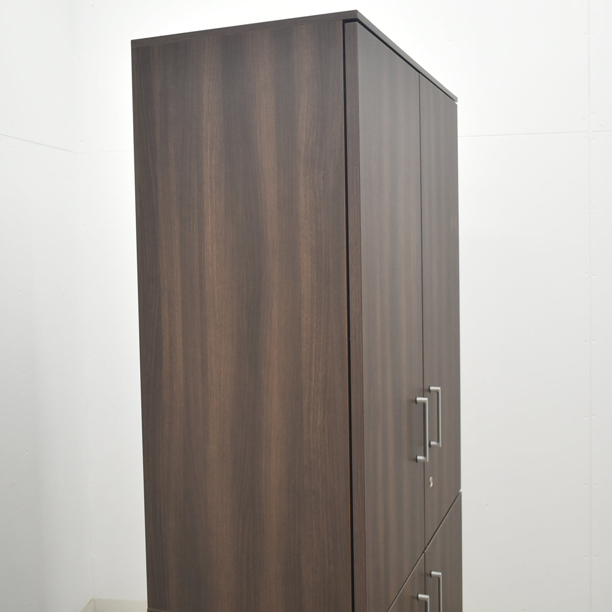 【中古】オカムラ　グレースライン　両開き書庫上下セット　2023年製　全高1800　2026040106【中古オフィス家具】