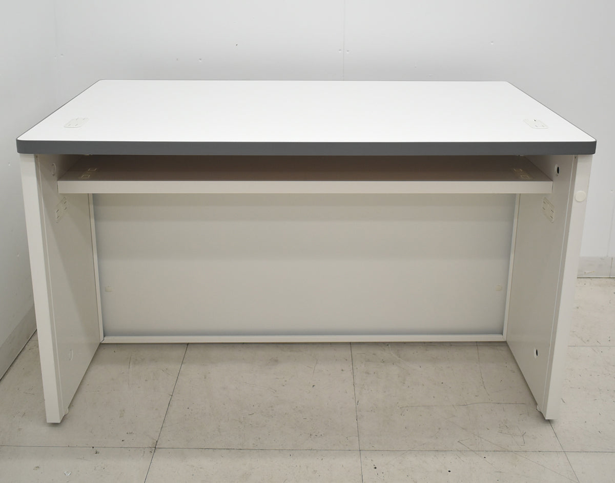 【中古】生興　NSカウンター　ローカウンター　ホワイト　幅1200　2026040107【中古オフィス家具】