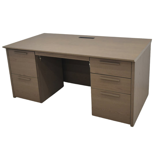 【中古】イトーキ　プロモシリーズ　役員用両袖机　幅1600　2026040201【中古オフィス家具】